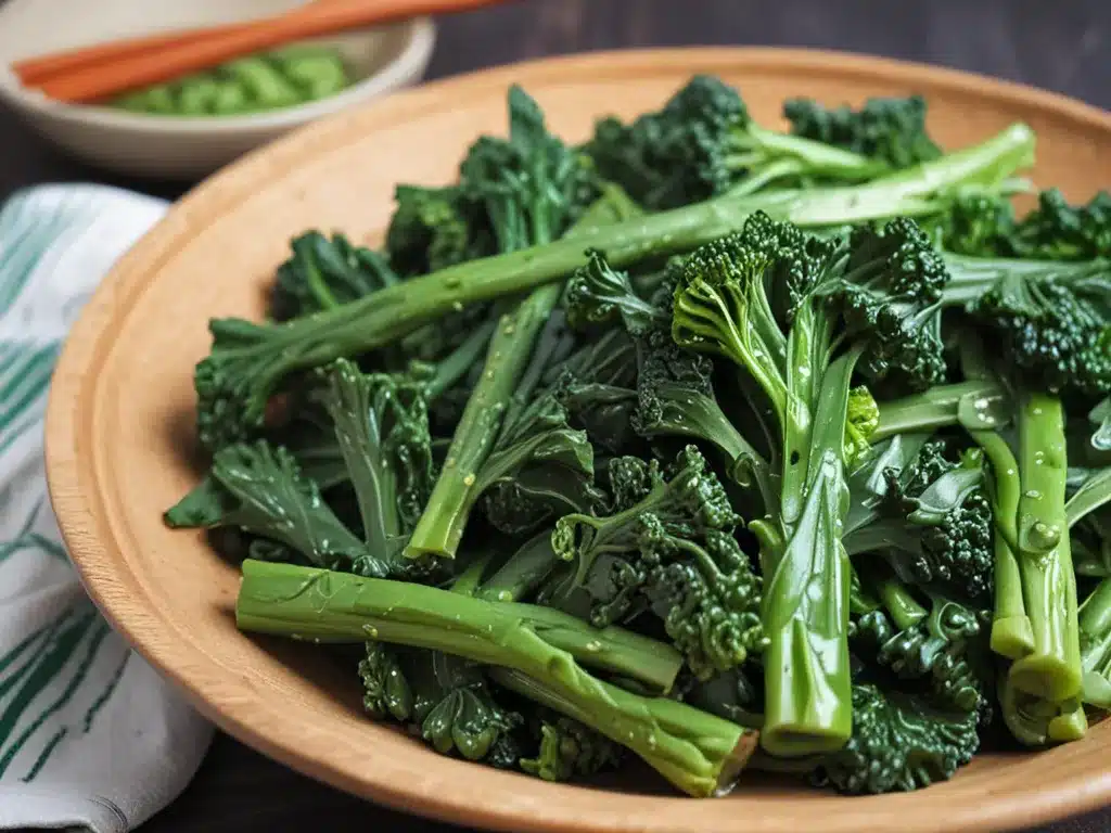 Cooking with Chinese Broccoli – Two Easy Stir Fry Recipes